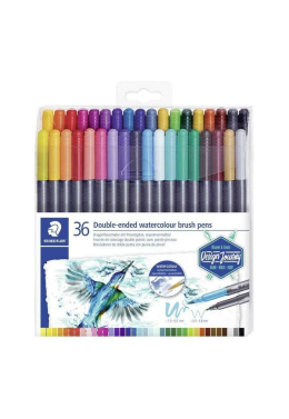 Estojo Caneta Pincel Ponta Dupla c/36 3001TB3602 Staedtler